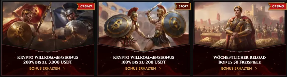 Willkommensbonus – Angebot für die erste Registrierung und die erste Einzahlung